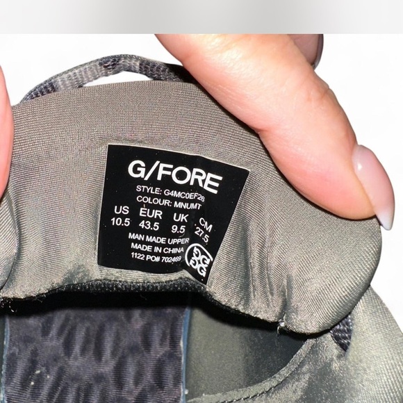 G/FORE Black Spike-less Golf Shoes
